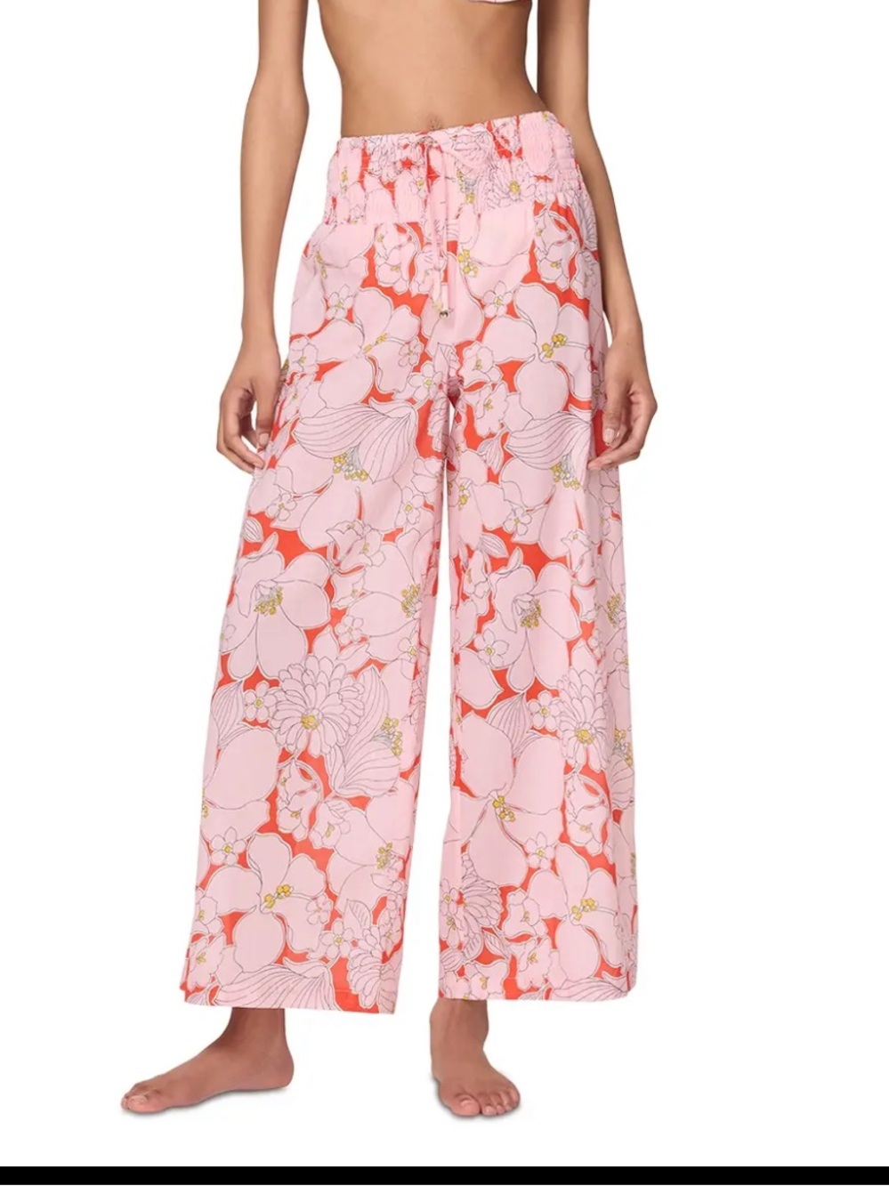 🍓Kate Spade🍓Goji berry wide leg coverup pant XL NWT $155